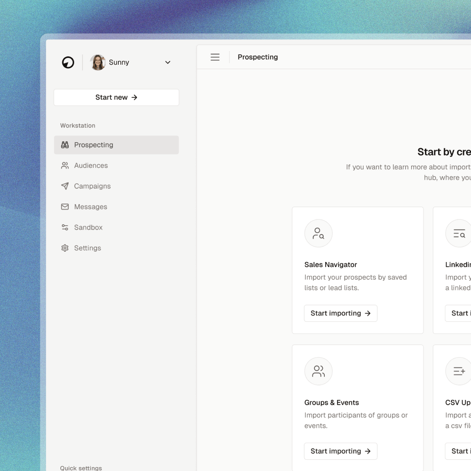 Target prospects that match your profile